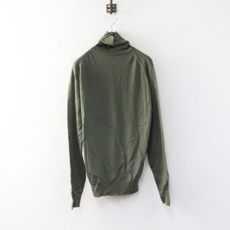 ジョンスメドレー JOHN SMEDLEY メリノウールタートルネックニット S