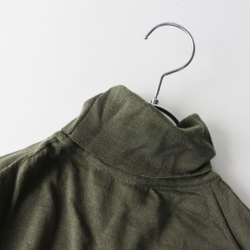 ジョンスメドレー JOHN SMEDLEY メリノウールタートルネックニット S