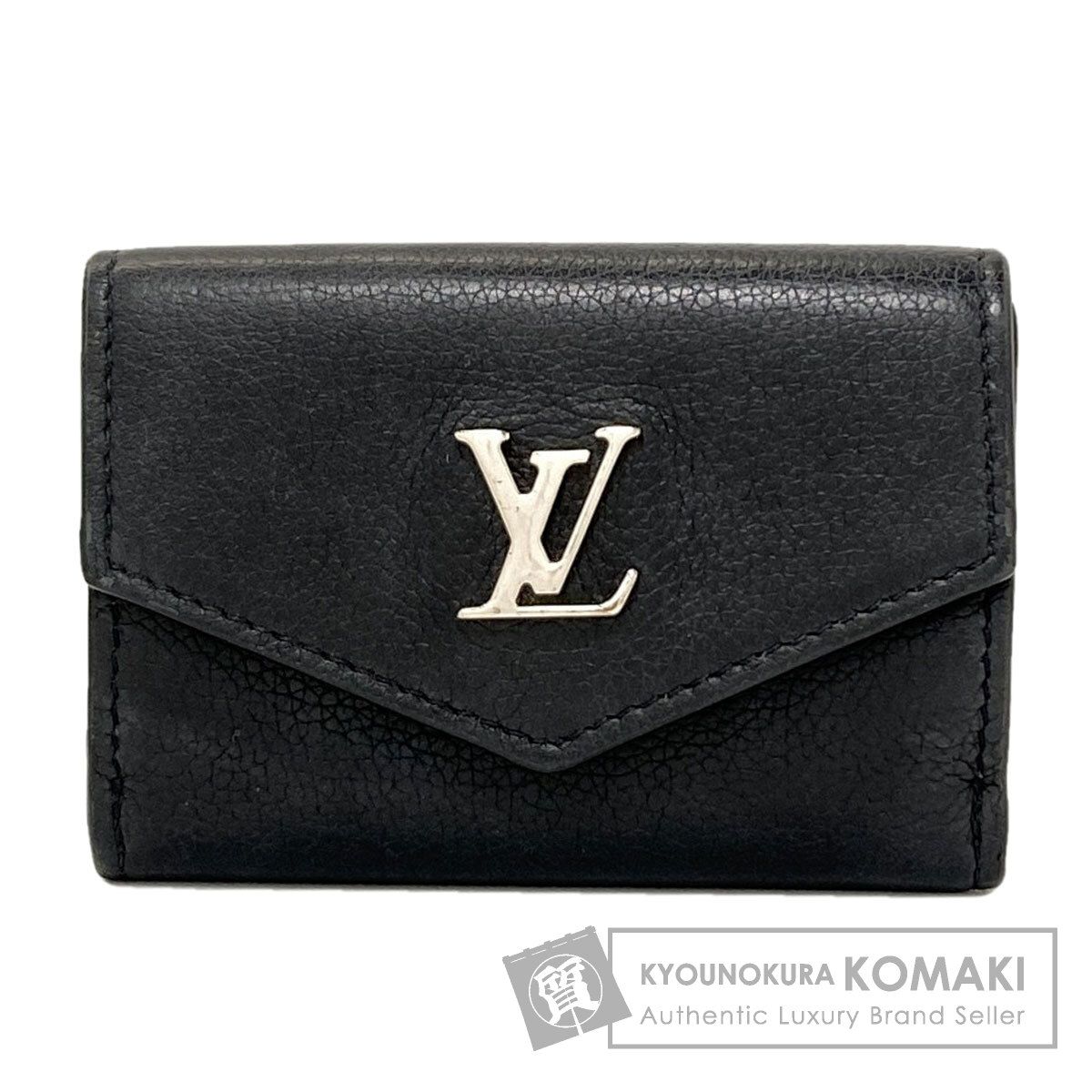 LOUIS VUITTON ルイヴィトン M63921 ポルトフォイユ・ロックミニ 三つ折り財布（小銭入れあり） トリヨンレザー レディース [中古]