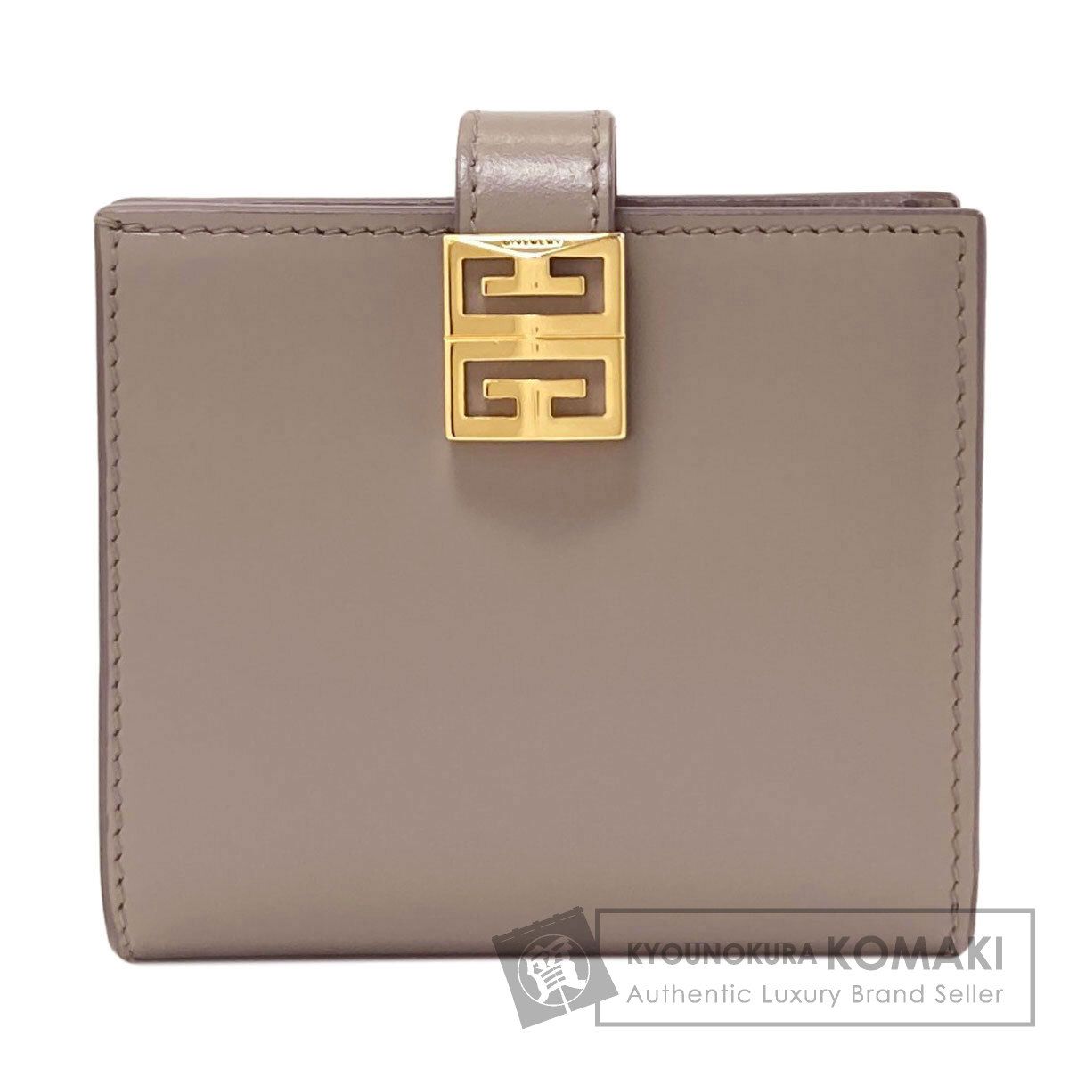 GIVENCHY ジバンシー 4Gロゴ 二つ折り財布（小銭入れあり） レザー レディース [中古] 26,862円
