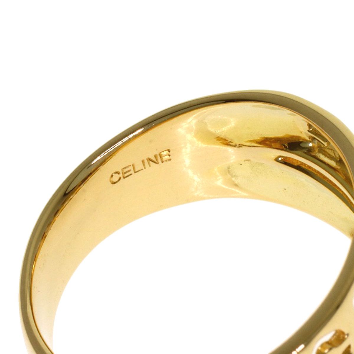 CELINE セリーヌ ロゴ リング・指輪 K18YG レディース [中古] - メルカリ