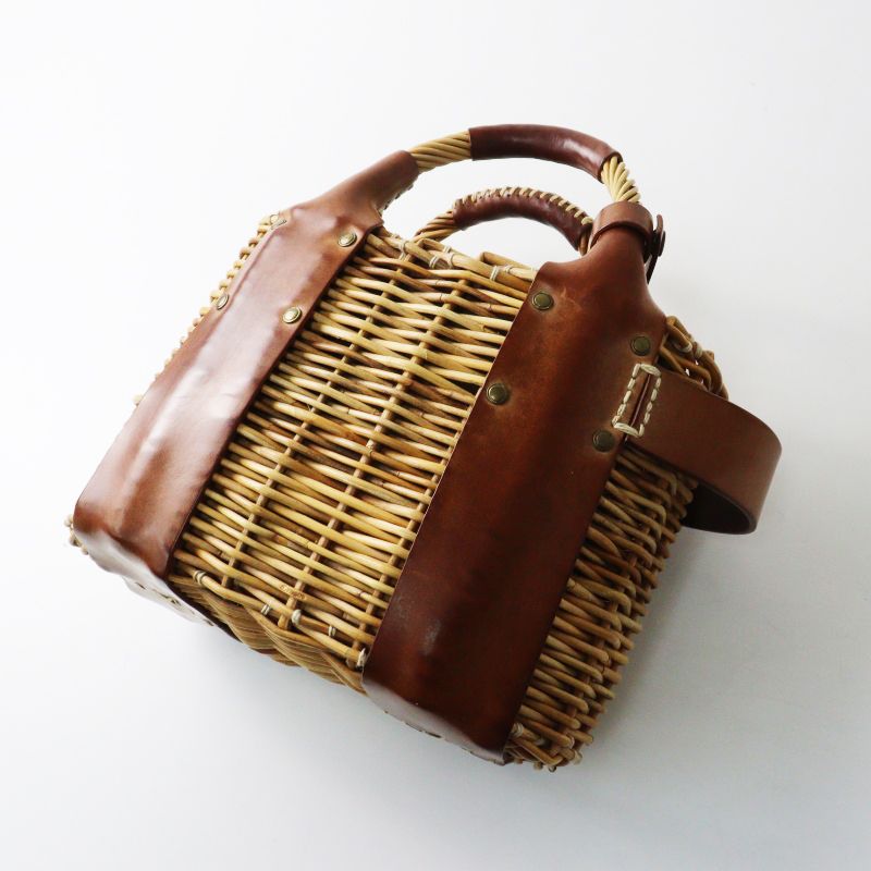 エバゴス ebagos オイルショルダー トートバッグ ｜ベージュ