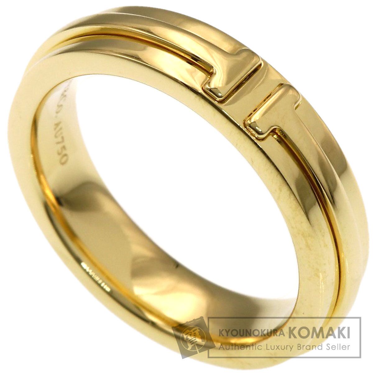 TIFFANY&Co. ティファニー Tナロー リング・指輪 K18YG レディース [中古]