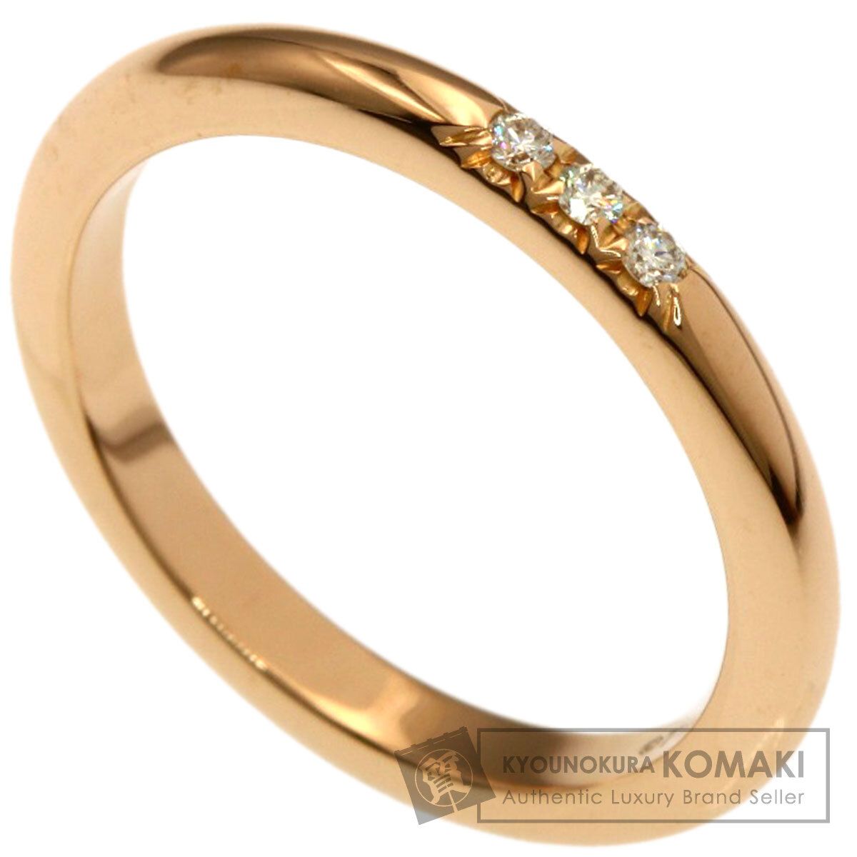 TIFFANY&Co. ティファニー フォーエバー 3P ダイヤモンド リング・指輪 K18PG レディース [中古]
