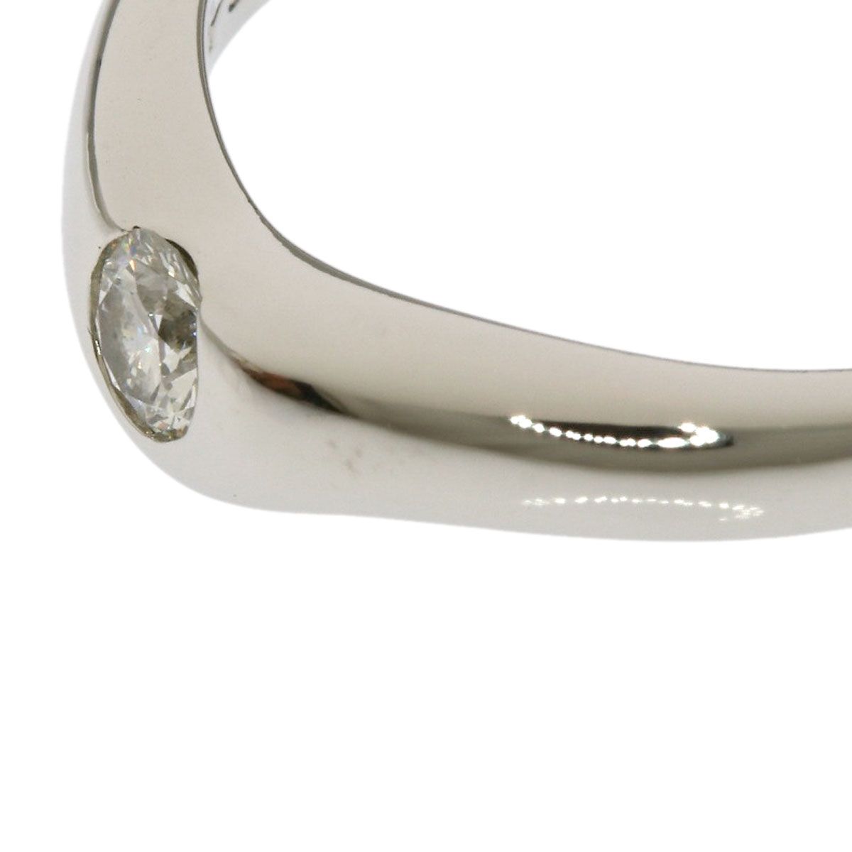 TIFFANY&Co. ティファニー カーブドバンド 1P ダイヤモンド リング