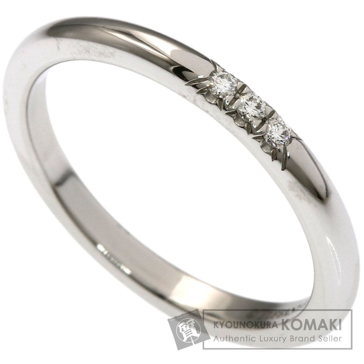 TIFFANY&Co. ティファニー フォーエバー 3P ダイヤモンド リング・指輪 PT950 レディース [中古]