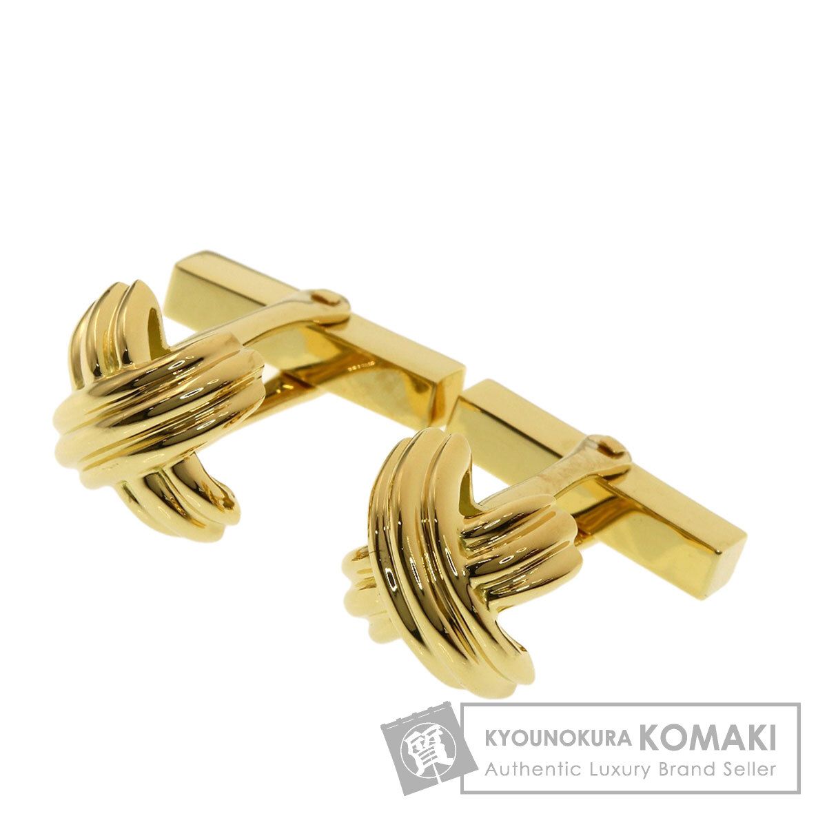 TIFFANY&Co. ティファニー シグネチャー カフス K18YG メンズ [中古