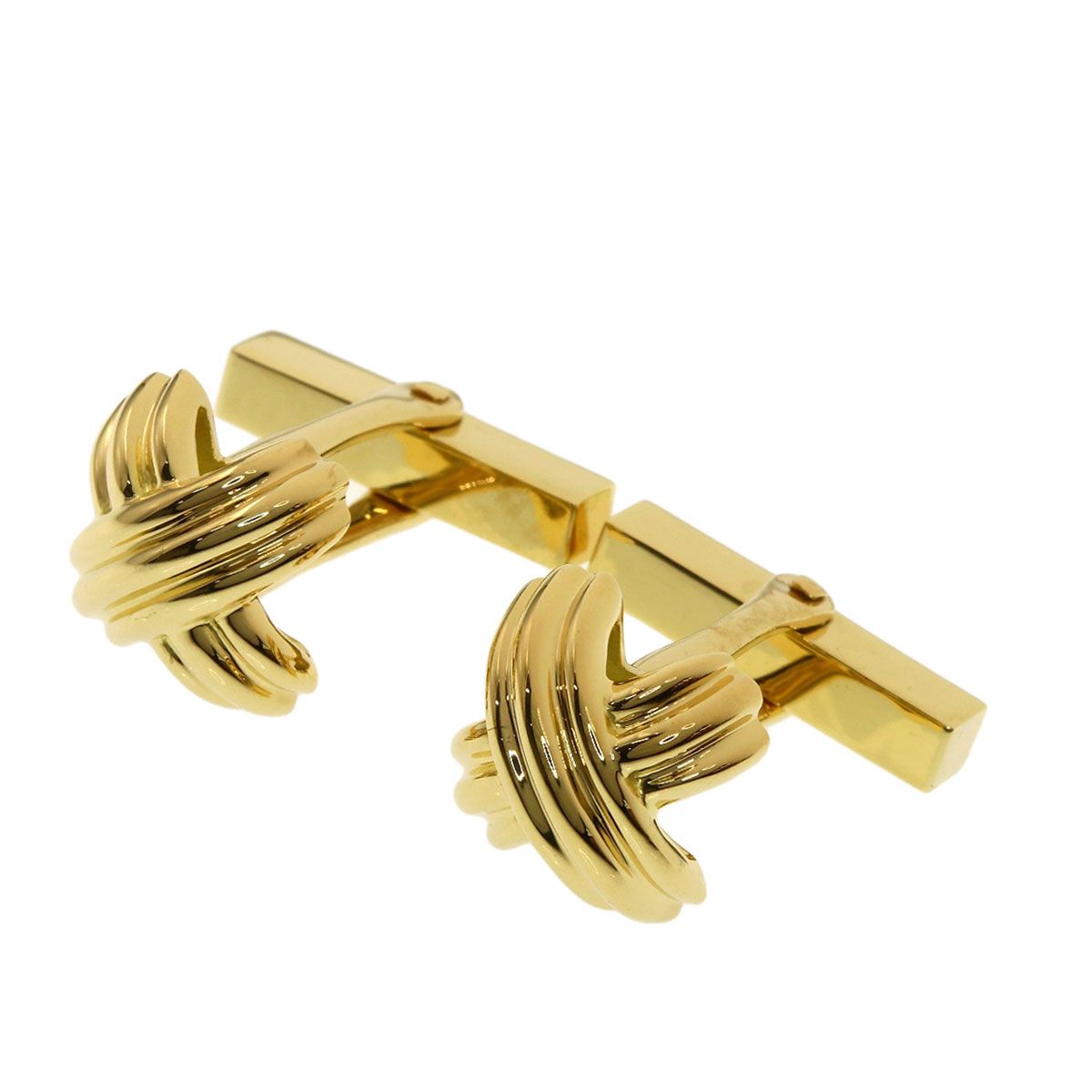 TIFFANY&Co. ティファニー シグネチャー カフス K18YG メンズ [中古