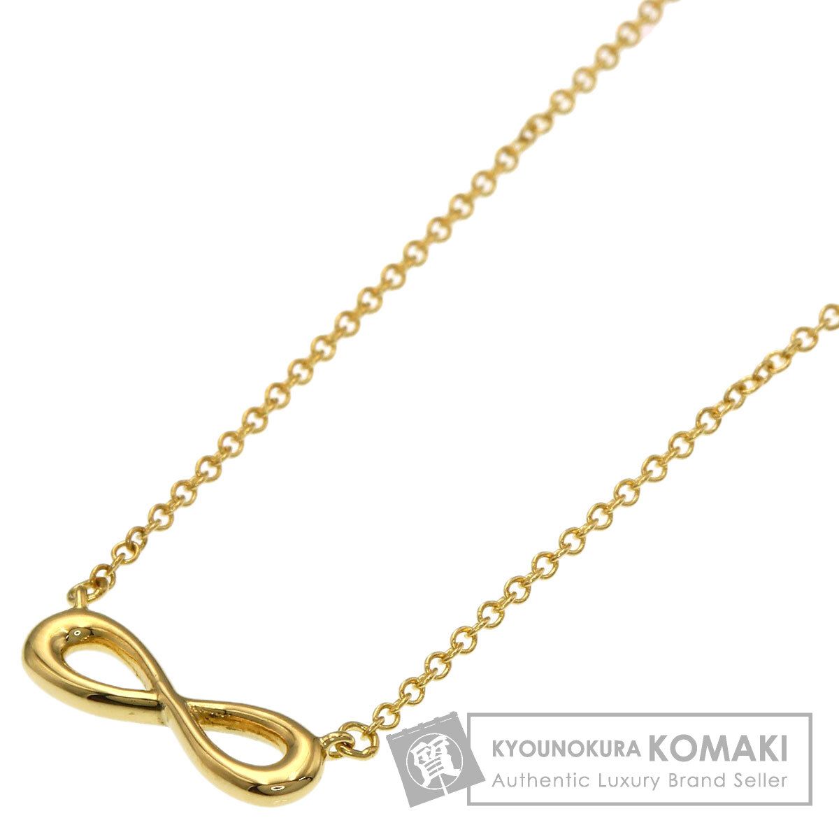 TIFFANY&Co. ティファニー インフィニティ ネックレス K18YG レディース [中古]