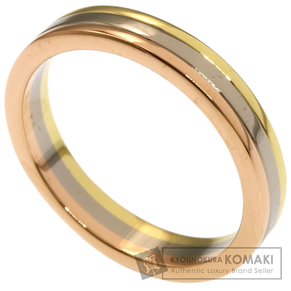 CARTIER カルティエ スリーゴールド #52 リング・指輪 K18YG K18WG K18PG レディース [中古]