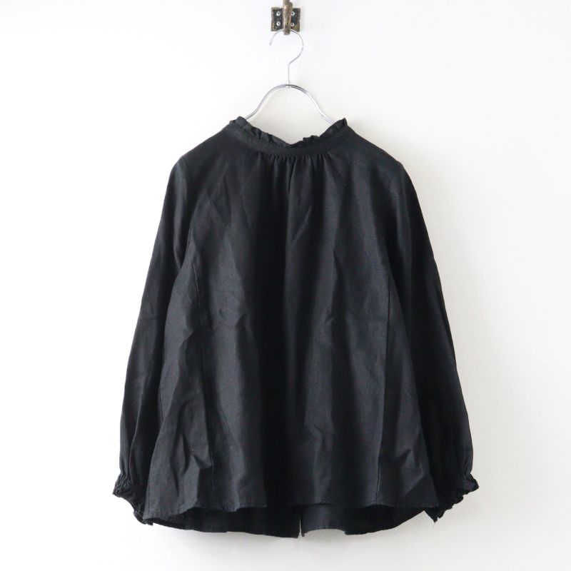 定番 ネストローブ nest Robe リネンスタンドフリルブラウス F