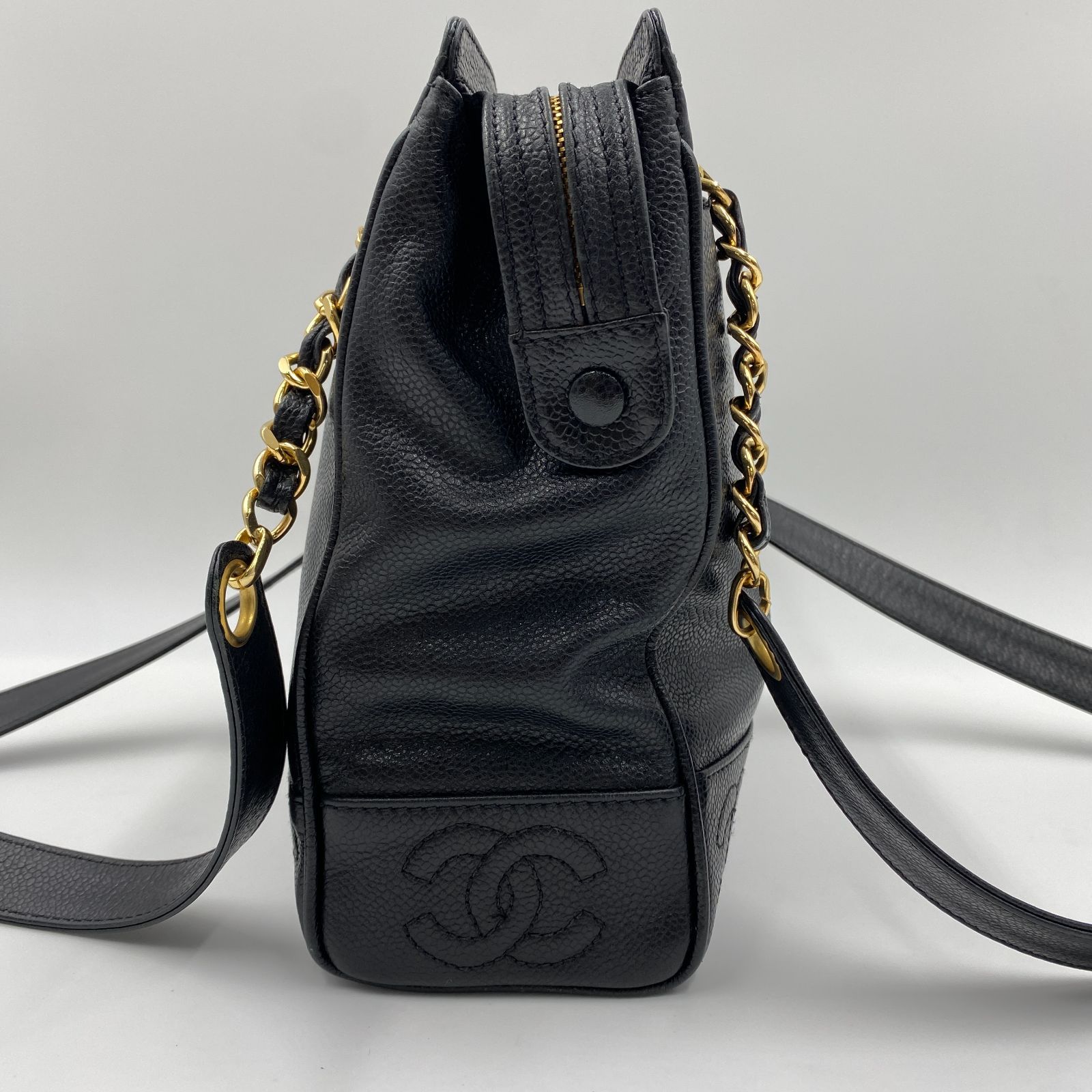 最最終お値下げ☆シャネルCHANEL☆トリプルココ シャネル CHANEL トリプルココ キャビアスキン チェーン ショルダー