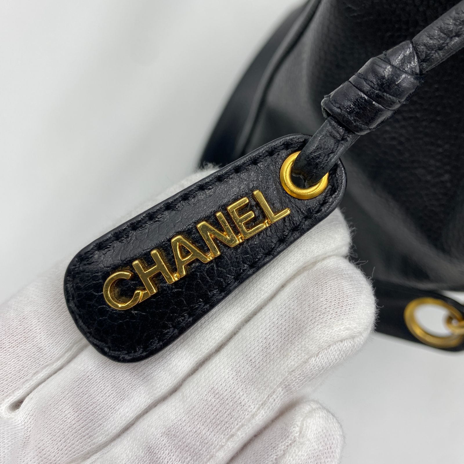 シャネル CHANEL トリプルココ キャビアスキン チェーン ショルダー