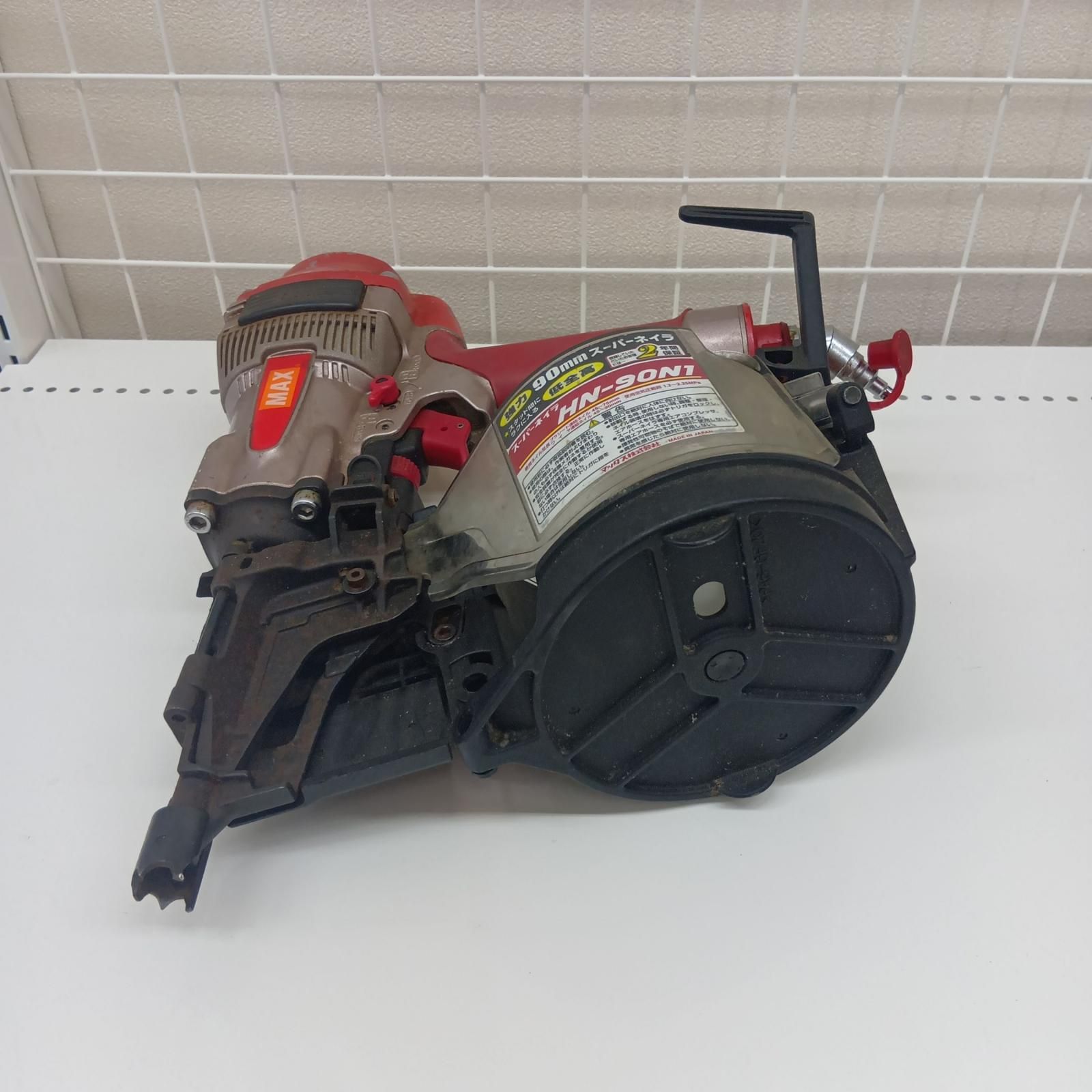 MAX マックス HN-90N1 45-90㎜ スーパーネイラ エア釘打機 本体のみ