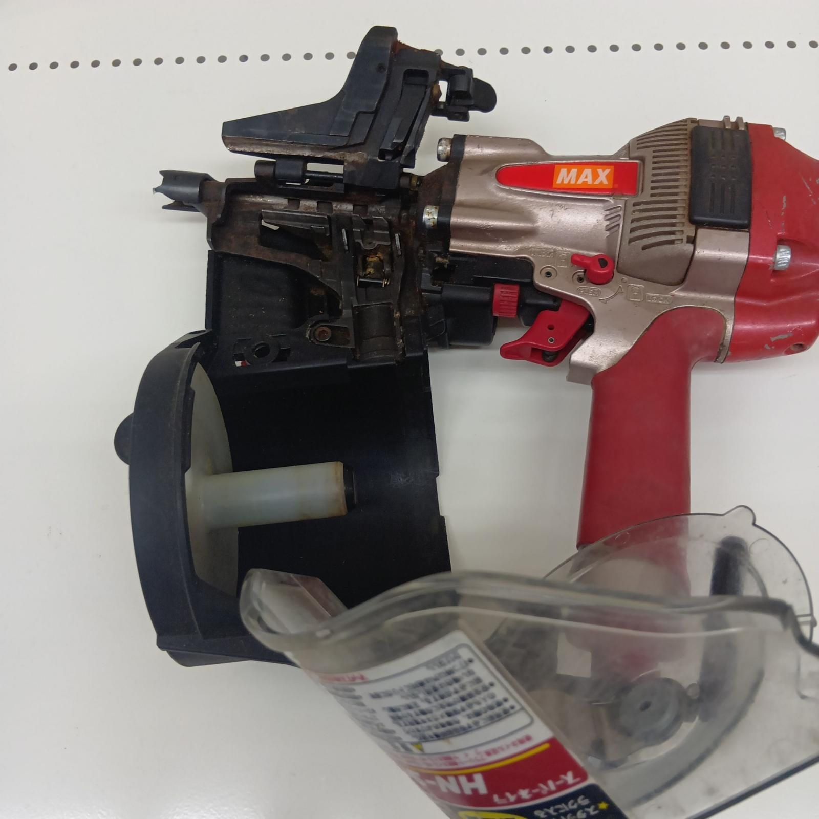 MAX マックス HN-90N1 45-90㎜ スーパーネイラ エア釘打機 本体のみ