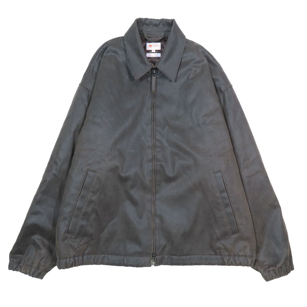 美品 BEAMS JAPAN ビームス ジャパン 24aw CRACK VINTAGE BLOUSON クラック ヴィンテージ ブルゾン ジャケット XL ブラウン メンズ 古着 中古 USED