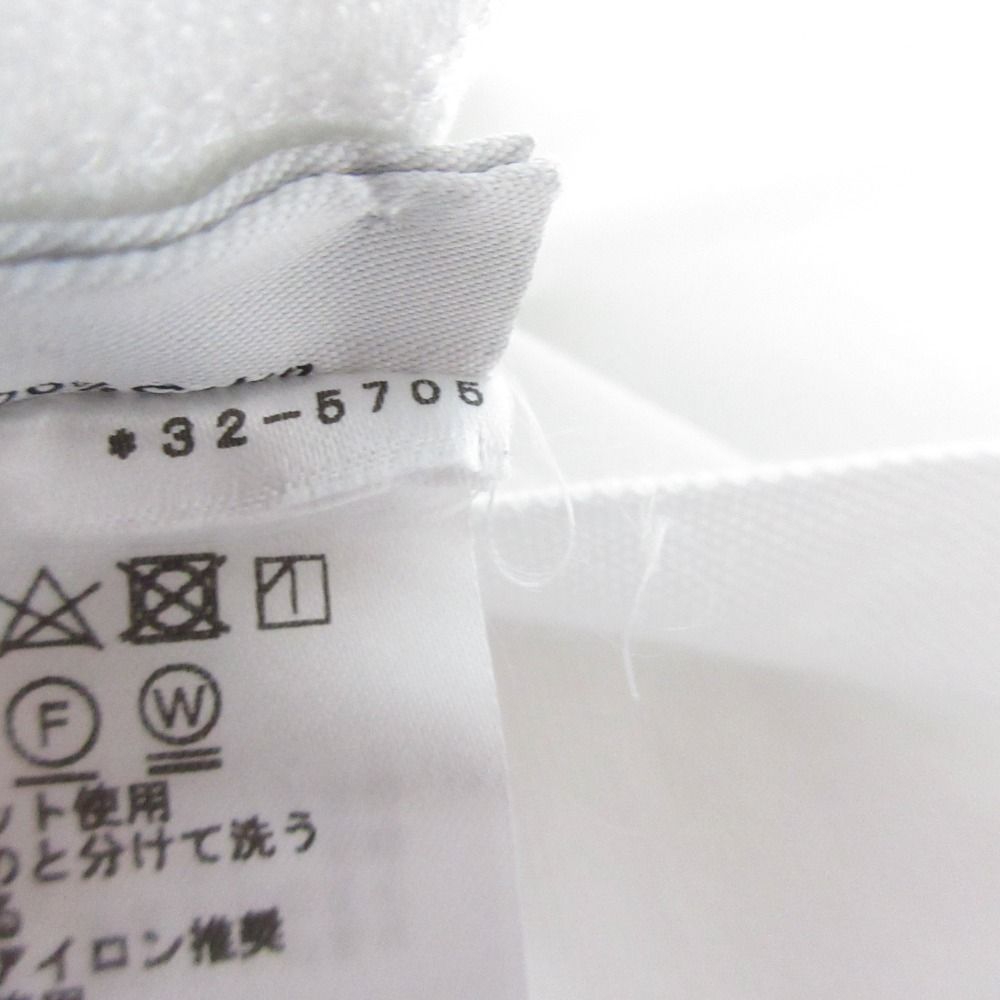 美品 23SS HERMES エルメス H刺繍 ポケット 鹿の子 Tシャツ 32-57075