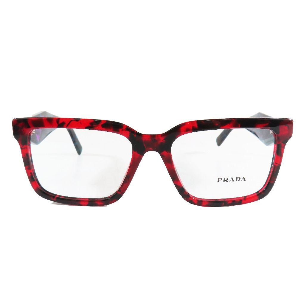新中古美品！PRADAサングラス【型番】SPS12Uプラダ　メガネ 新品同様 PRADA プラダ ロゴテンプル サングラス 眼鏡 アイウェア