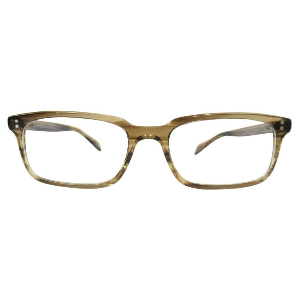 未使用 OLIVER PEOPLES オリバーピープルズ Denison デニソン メガネ めがね 眼鏡 サイズ51□17-140 茶 ブラウン メンズ レディース 古着 中古 USED