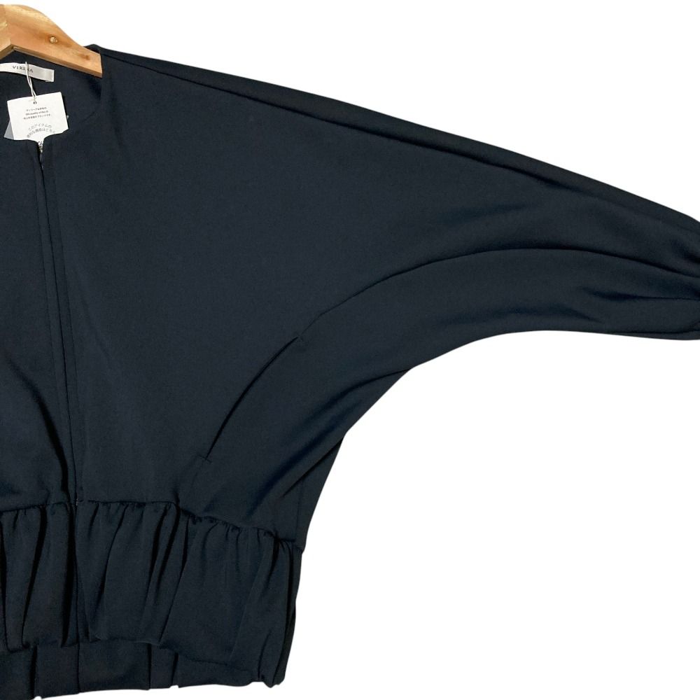 未使用 24AW VIRINA ヴィリーナ オークリーブルゾン ジップアップノー