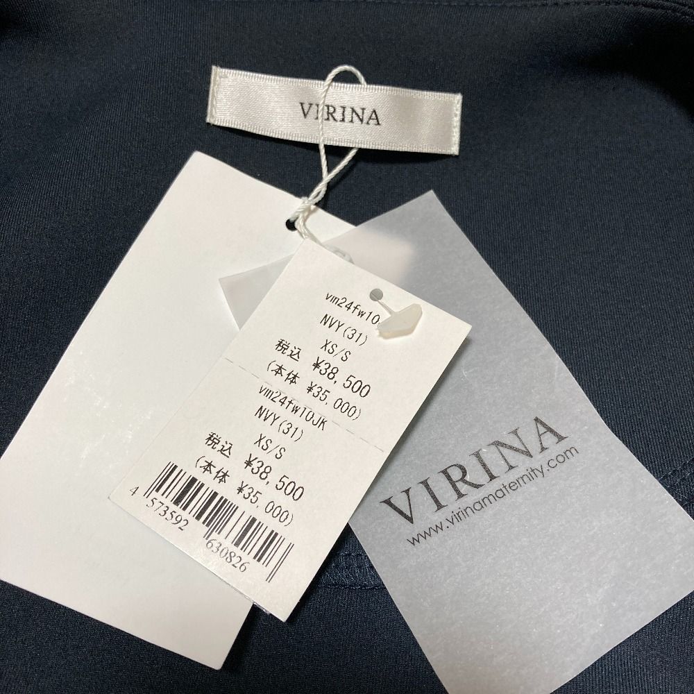 未使用 24AW VIRINA ヴィリーナ オークリーブルゾン ジップアップノー