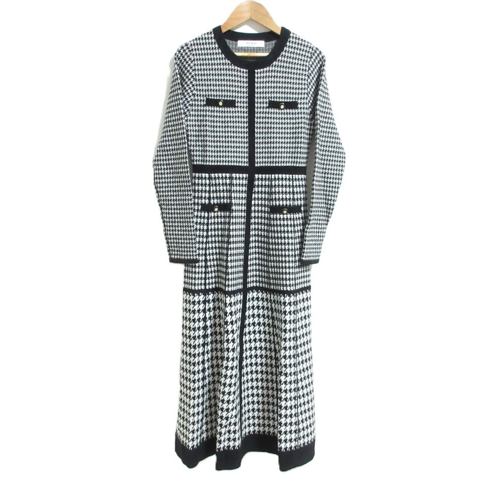 美品 Her lip to ハーリップトゥ Montaigne Knit Long Dress ワンピース 1244205179 サイズS ブラック レディース 古着 中古 USED 10,801円