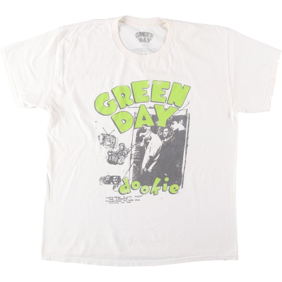 古着 GREEN DAY グリーンデイ バンドTシャツ バンT メンズL相当/eaa656089