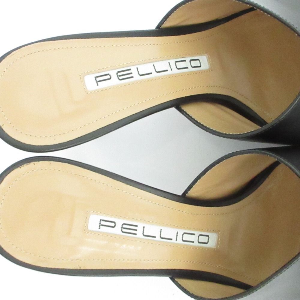 美品 PELLICO ペリーコ ALICE 80 スクエアトゥ ミュールサンダル