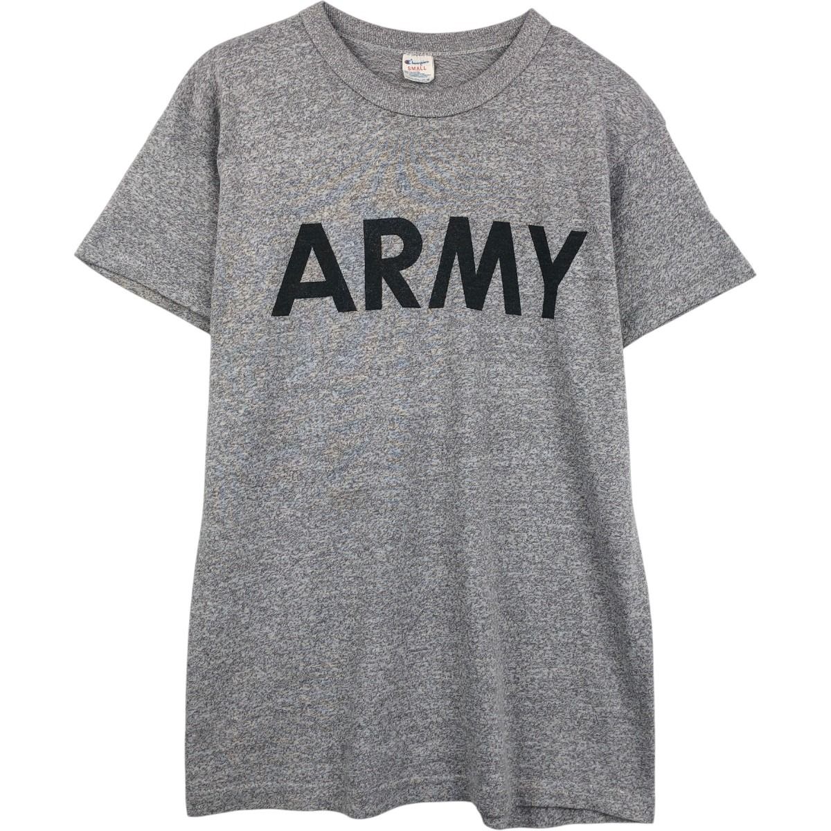 古着 80年代 チャンピオン Champion トリコタグ ARMY プリントTシャツ USA製 メンズS相当/eaa619992