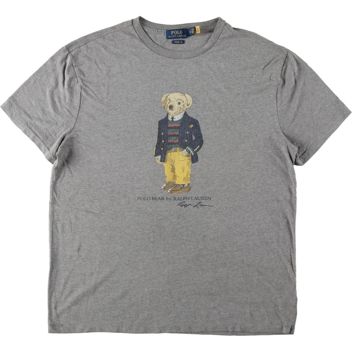 古着 ラルフローレン Ralph Lauren POLO RALPH LAUREN CLASSIC FIT ポロベア 半袖 プリントTシャツ メンズM相当/eaa658626