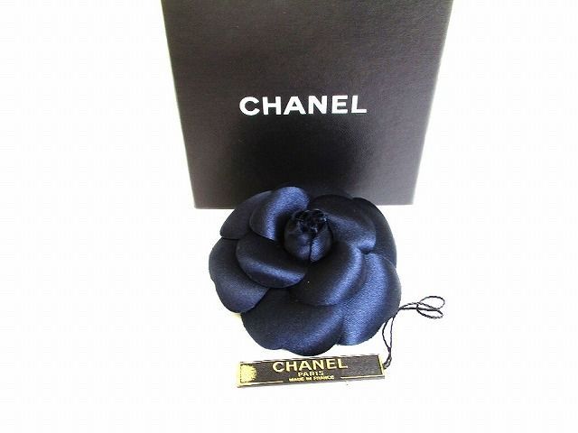 シャネル CHANEL カメリア キャンバス コサージュ ブローチ 【新品同様】 24,090円