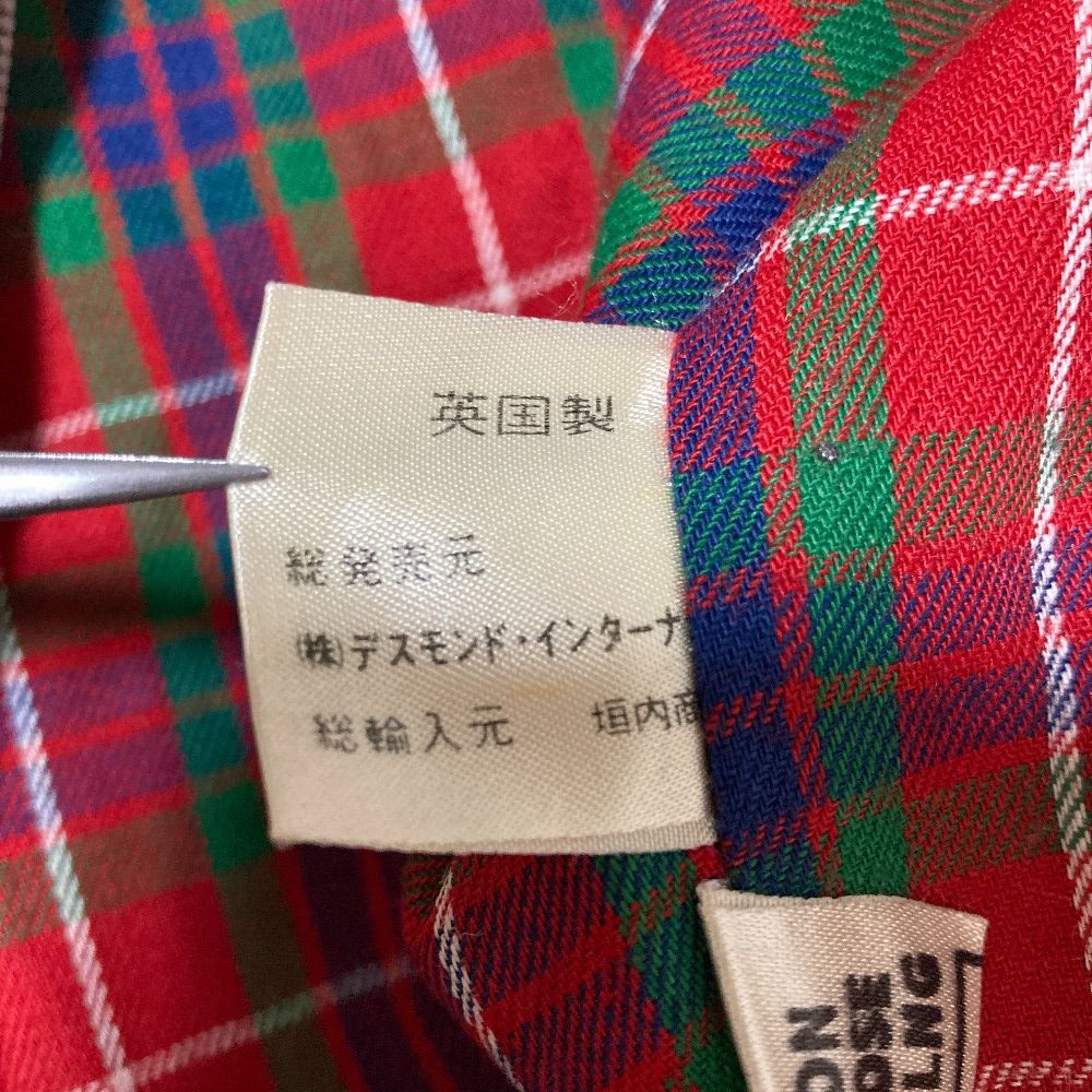 バラクータ G9 ハリントンジャケット タータンチェック ベージュ 32 英国製 良品 Baracuta バラクータ G9 裏地チェック柄 スイングトップ