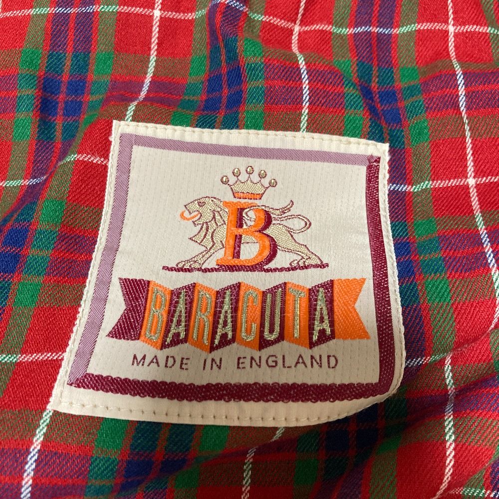 良品 Baracuta バラクータ G9 裏地チェック柄 スイングトップ