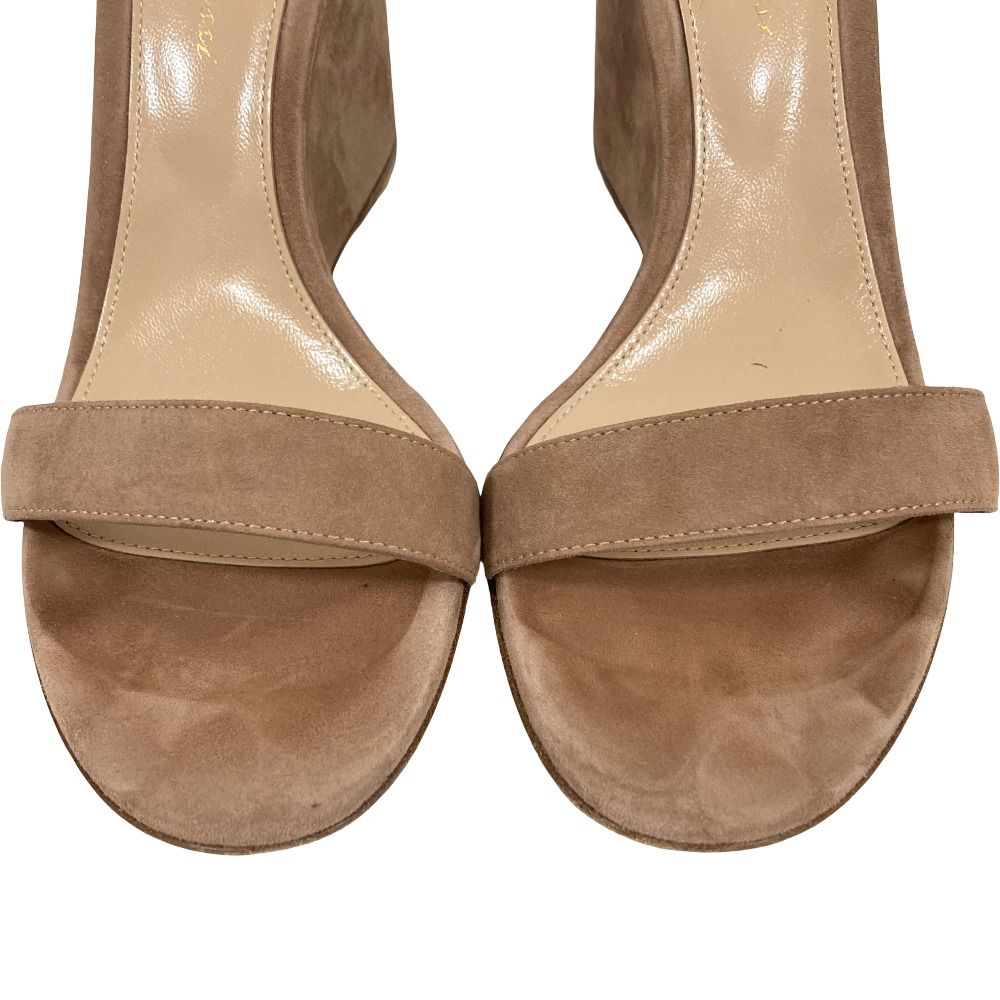 美品 Gianvito Rossi ジャンヴィトロッシ Portofino スエード アンクル