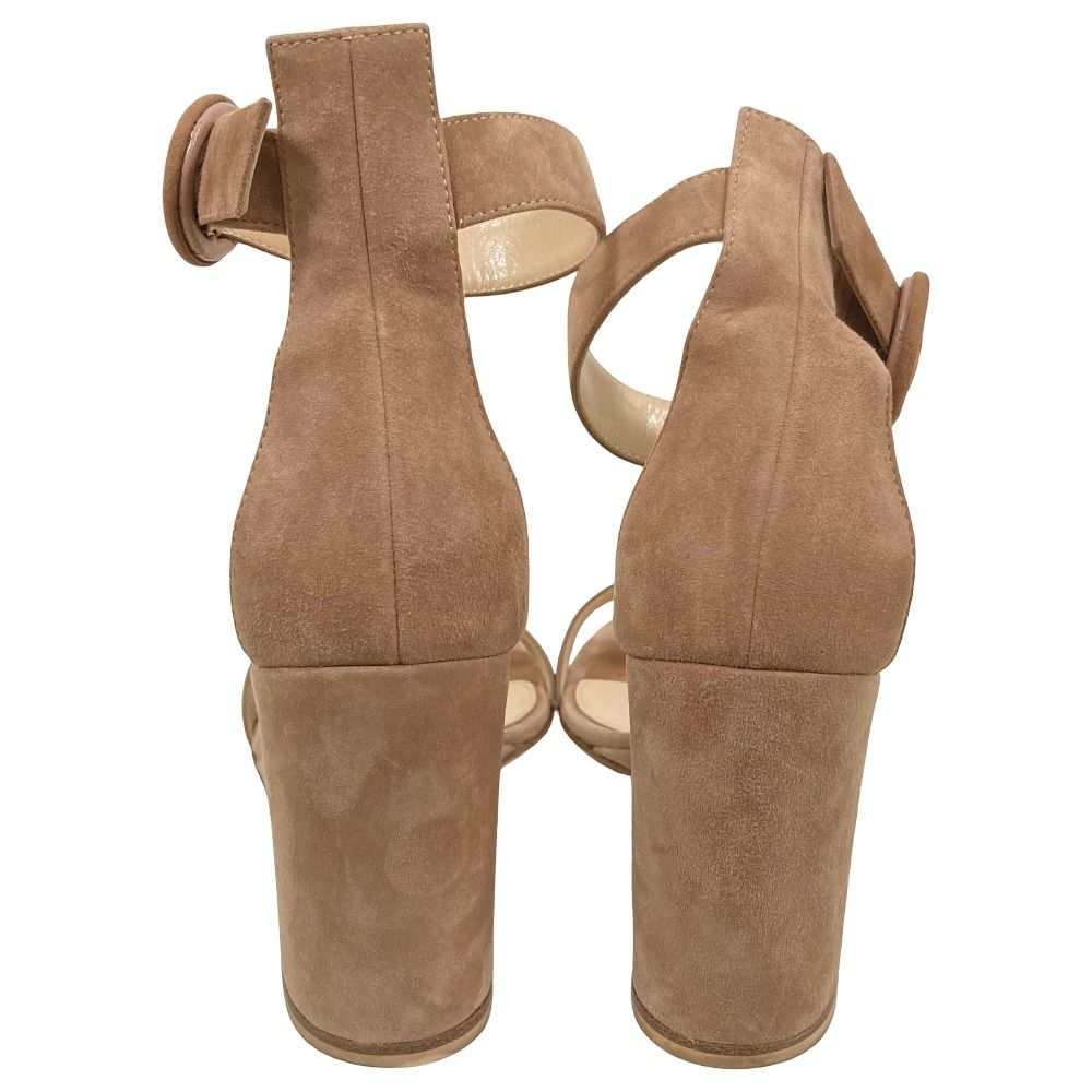美品 Gianvito Rossi ジャンヴィトロッシ Portofino スエード アンクル