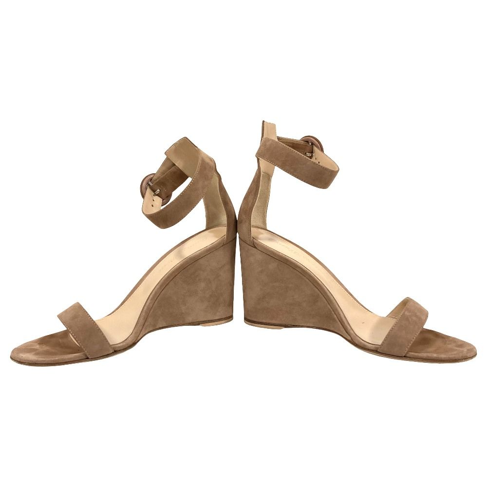 美品 Gianvito Rossi ジャンヴィトロッシ Portofino スエード アンクル