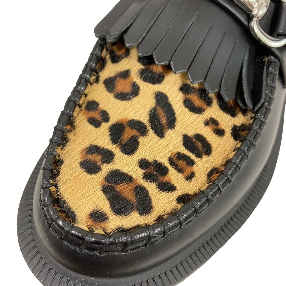 未使用 DR. MARTENS ドクターマーチン ADRIAN SNAFFLE レオパード