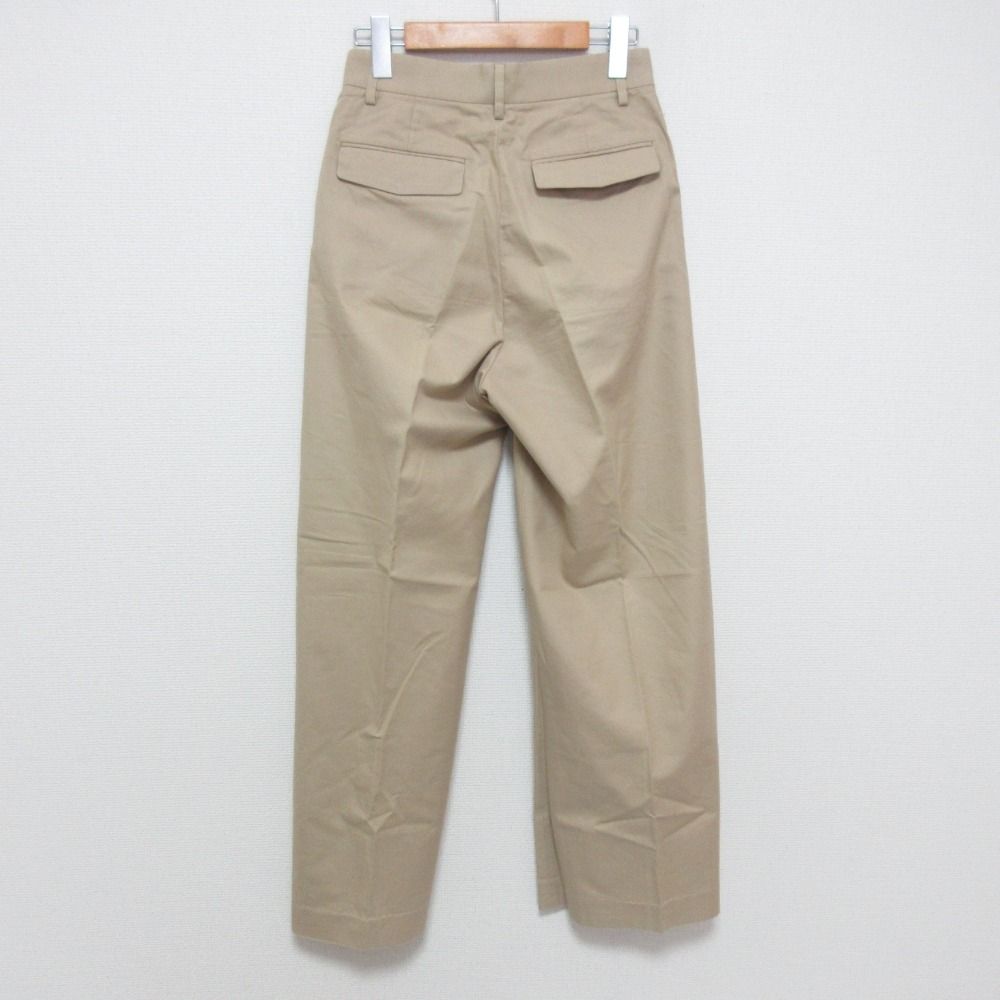 MUSE de Deuxieme Classe チノ タックワイドパンツ 36 美品 23SS MUSE de Deuxieme Classe ミューズドゥドゥーズィエムクラス