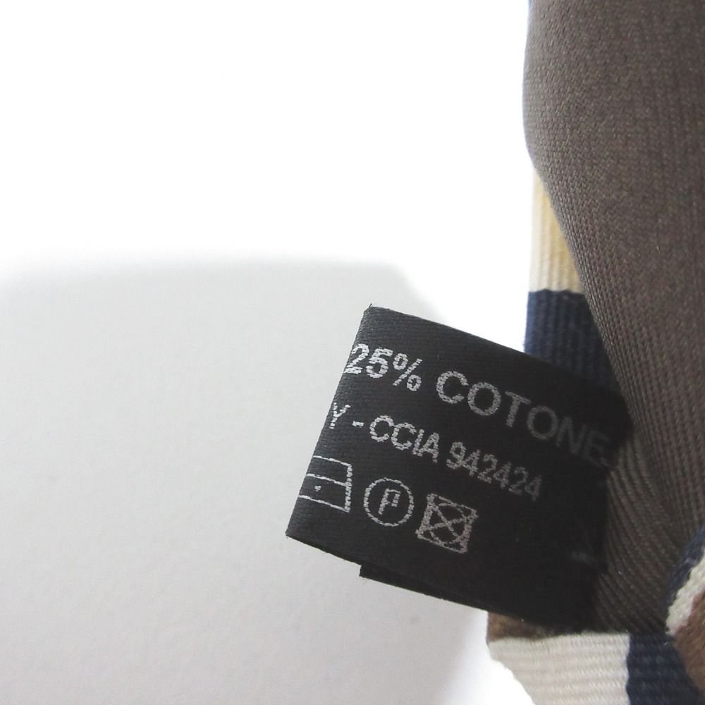 美品 stefanobigi ステファノビジ シルクコットン レジメンタルストライプ ネクタイ ネイビー×アイボリー メンズ 古着 中古 USED 美品 stefanobigi ステファノビジ シルクコットン レジメンタル