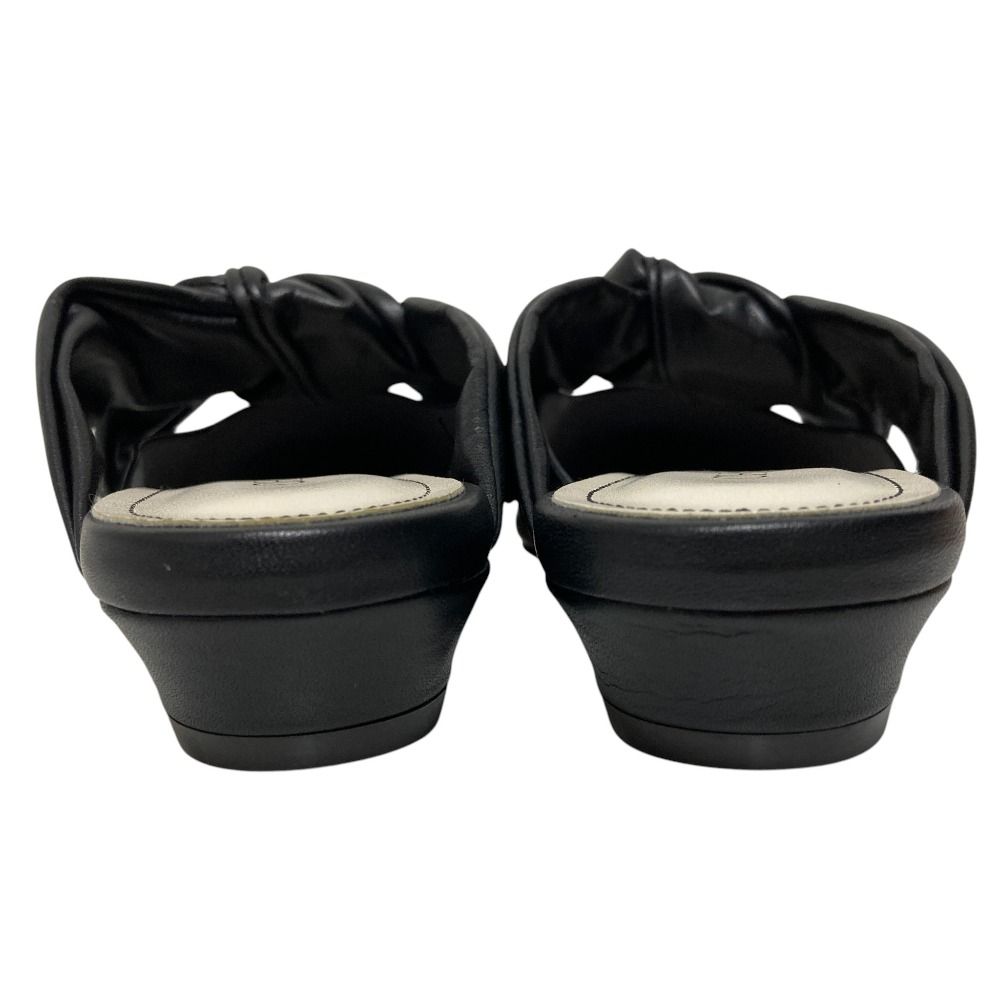 未使用 OHGA オオガ オーガ LEATHER RIBBON MULE ポインテッドトゥ