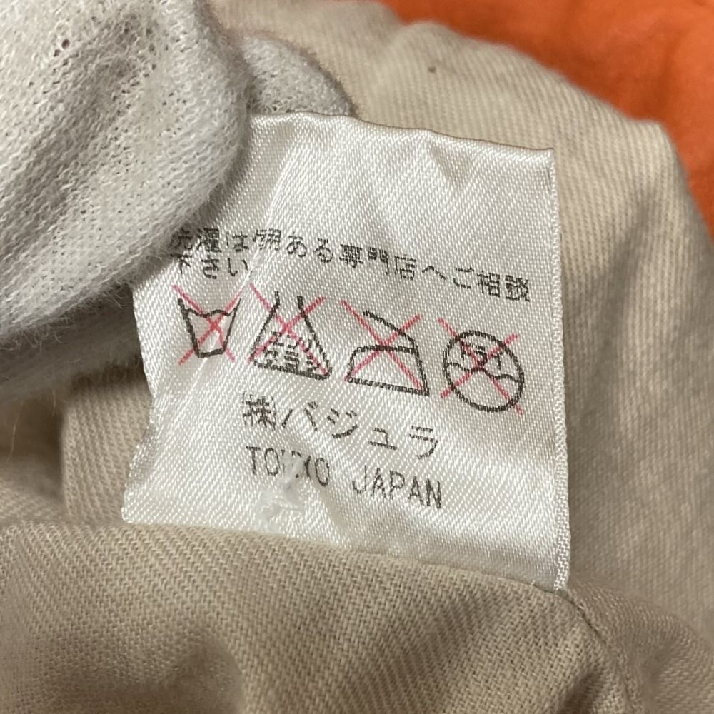 良品 bajra バジュラ 初期 レザー シャツ ジャケット サイズM オレンジ