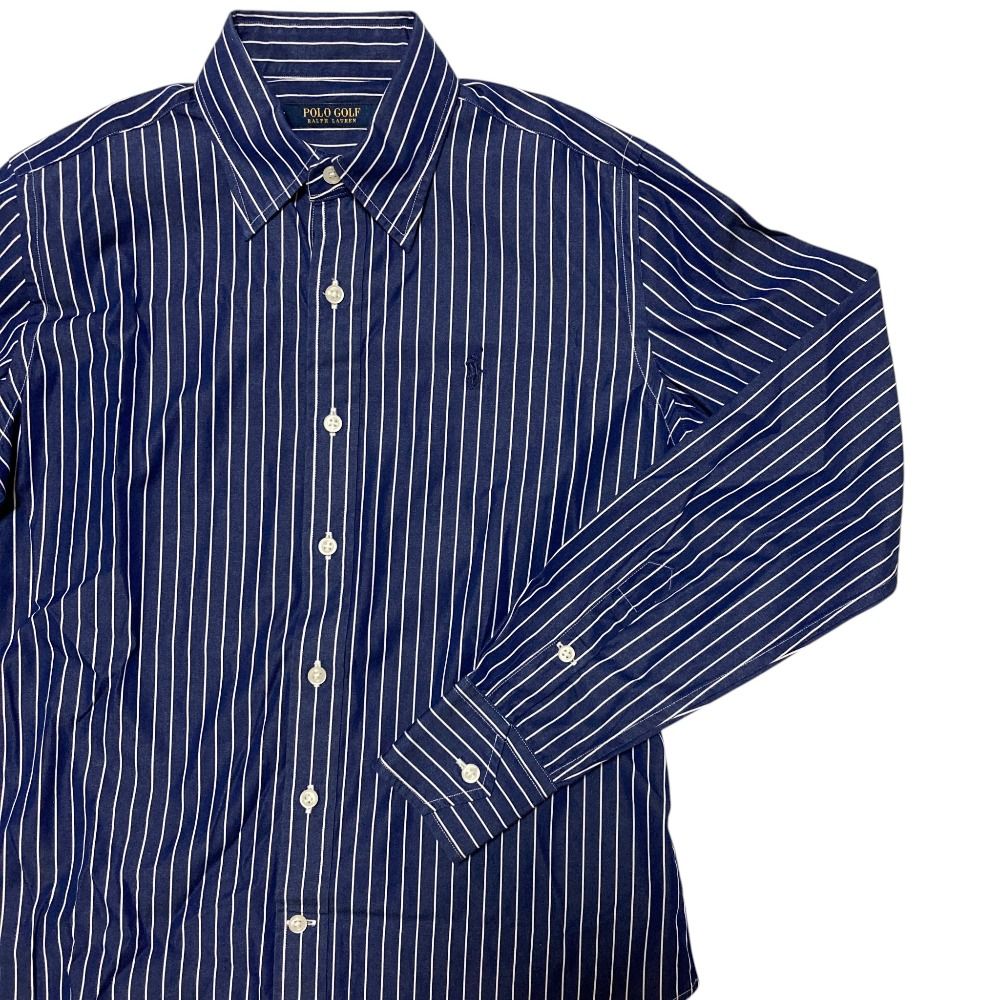 美品 POLO GOLF RALPH LAUREN ラルフローレンゴルフ ポニー ストライプ