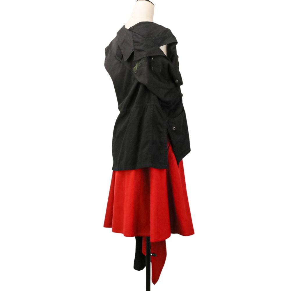 【美品】Y'sヨウジヤマモト レディース レッド ジャケット 美品 Y's ワイズ ヨウジヤマモト レッドレーベル ミリタリージャケット