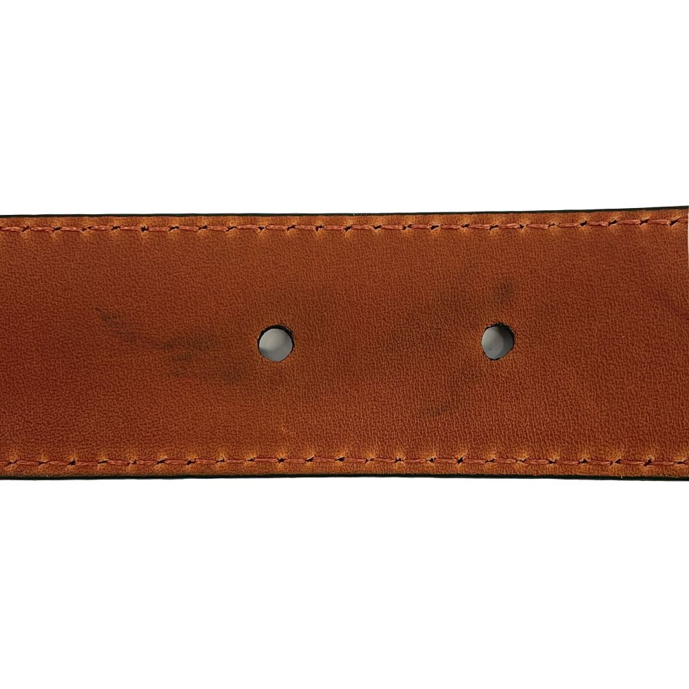 未使用 COACH コーチ レザーベルト 95cm 38inch ブラック メンズ 古着