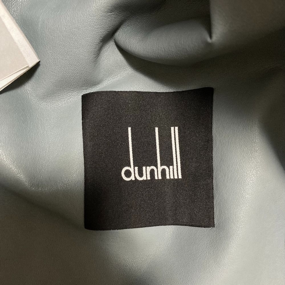 美品 dunhill ダンヒル ウール ジップアップ フーディ パーカー M グレー メンズ 古着 中古 USED dunhill ダンヒル スエードレザー ジップアップジャケット サイズS