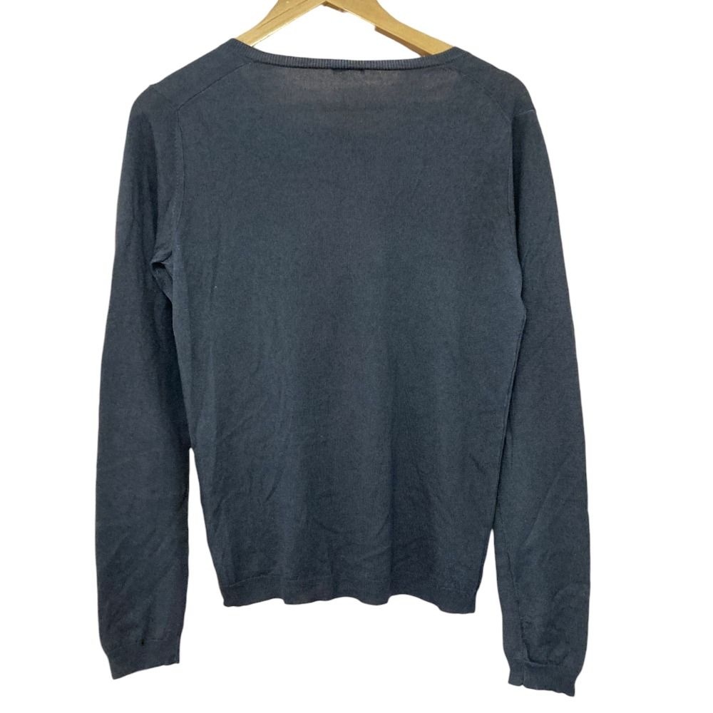 美品 JIL SANDER NAVY ジルサンダーネイビー カシミヤシルク ニット