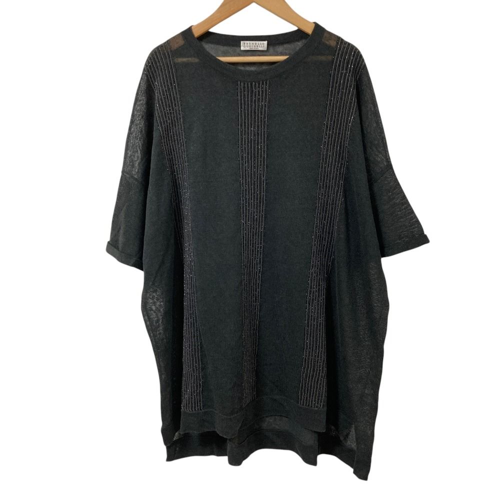 美品 BRUNELLO CUCINELLI ブルネロクチネリ モニーレ装飾 チュニック