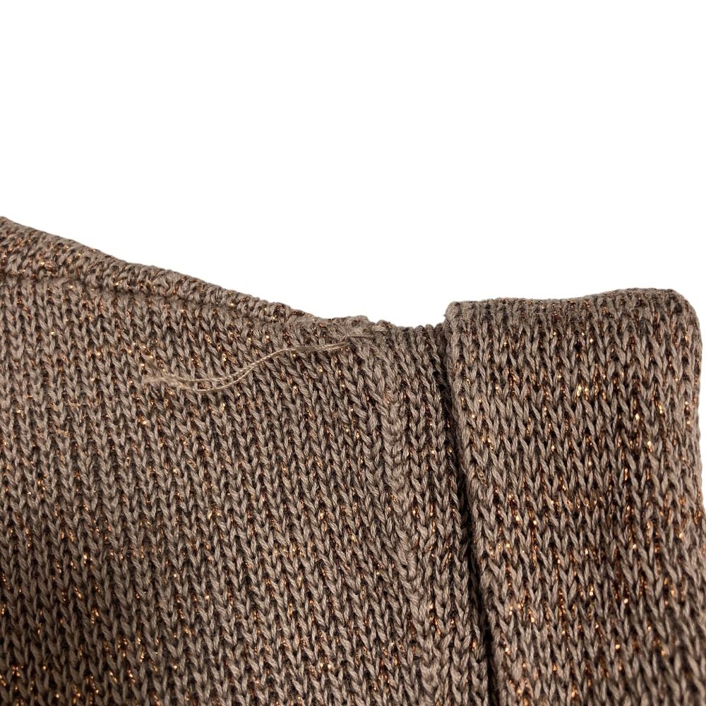 良品 BRUNELLO CUCINELLI ブルネロクチネリ コットンラメニット ロング