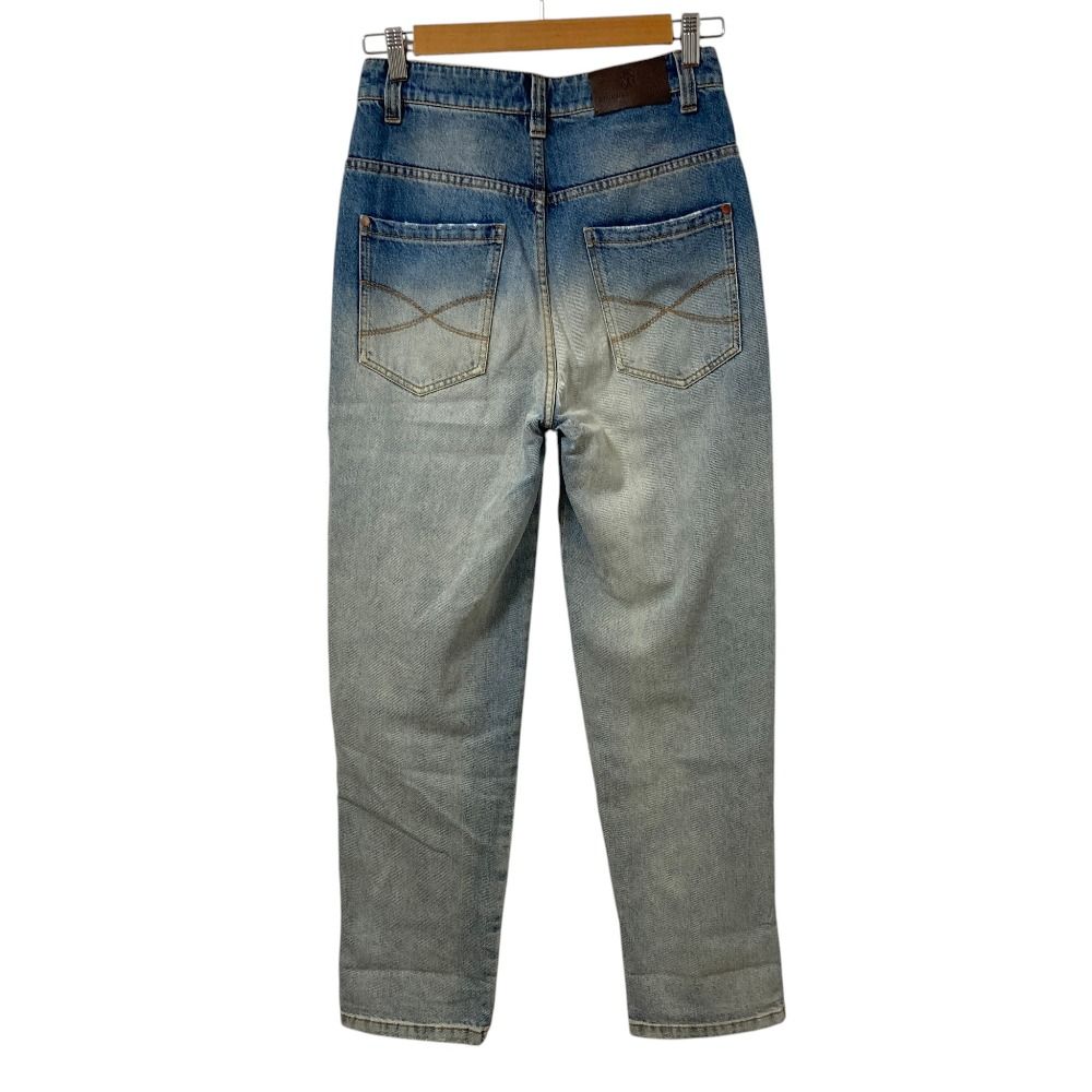美品 BRUNELLO CUCINELLI ブルネロクチネリ フェード加工 テーパード 
