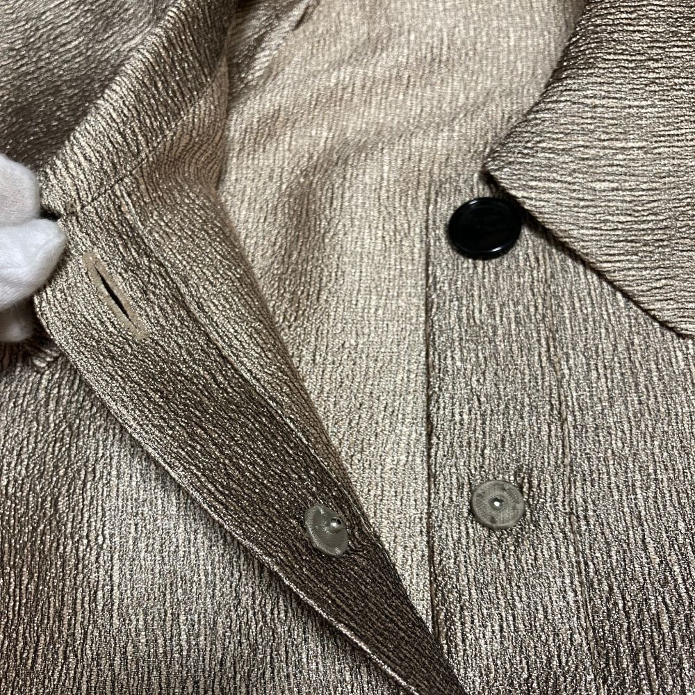未使用 24SS MACHATT マチャット メタリックパフスリーブブラウス